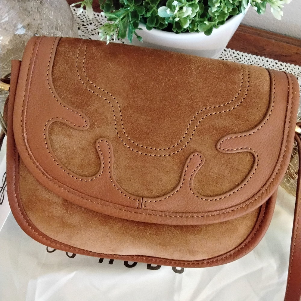 HOBO Brown Leather Crossbody Bag - Picture 4 of 5